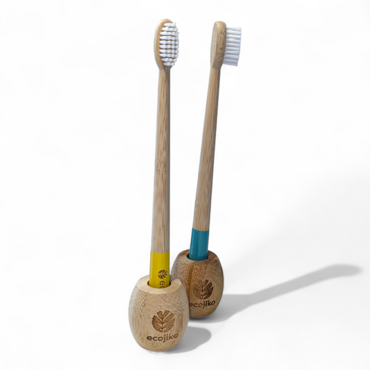 Bamboo Toothbrush Stand | Sustainable Bamboo Toothbrush Holder